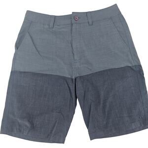 Hang Ten Men's Hybrid Walk Shorts Quick Dry Stretch Blue gray 34 Gorpcore 3998